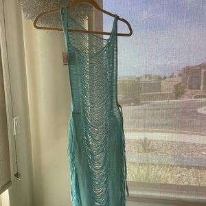Tulum Bohemian frayed beachwear dress